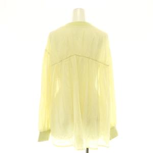 JOURNAL STANDARD relume 26SS T/R強撚ブラウス シャツ シアー Vネック F クリームイエロー ライム /CX OS