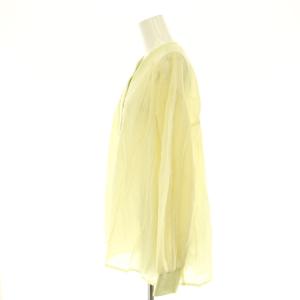 JOURNAL STANDARD relume 26SS T/R強撚ブラウス シャツ シアー Vネック F クリームイエロー ライム /CX OS