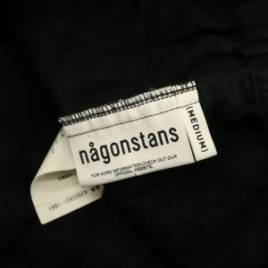 nagonstans 25SS cropped balloon pants リネンバルーンパンツ ワイド イージー M ブラック