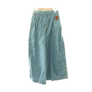 LOEWE Cropped Belted Jeans パンツ デニム ワイド 34 ライトブルー