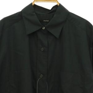 JOURNAL STANDARD 25AW ダブルカフスシャツワンピース ロング 長袖 ブラック /HK OS