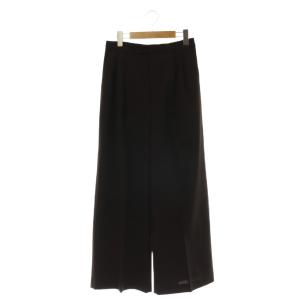 24AW ウォッシャブルTWタックワイドパンツ 40 ダークブラウン /HK OS