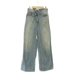 24AW CROSS WAIST WIDE STRAIGHT デニムパンツ ジーンズ ワイド 1 ブルー