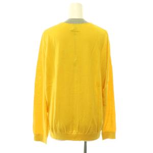 PAUL SMITH カーディガン ニット シルク XXL イエロー /HK OS