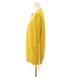 PAUL SMITH カーディガン ニット シルク XXL イエロー /HK OS
