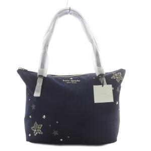 Watson Lane Small Maya トートバッグ ナイロン ネイビー PXRU8455 /YO4
