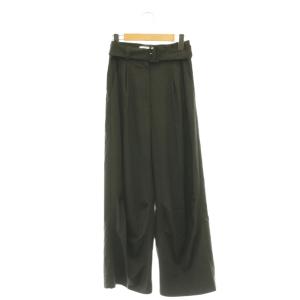 24SS Belt set tuck PT パンツ ワイド タック 36 グレー /DO OS