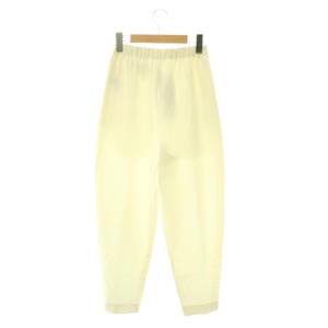 ENFOLD EGG PANTS  パンツ テーパード イージー 34 白 ホワイト /CX OS SH