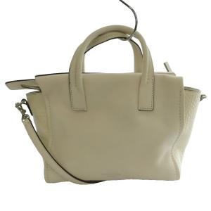 レザー2WAYバッグ ハンド ショルダー アイボリー 27923 /SS OS