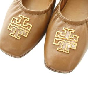 TORY BURCH パンプス シューズ バレエフラット レザー US6M 23.0cm 茶 ブラウン 139170 /MI