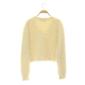 FRED PERRY Ray BEAMS 別注シャギーカーディガン ニット 長袖 Vネック D36 オフホワイト /MY OS