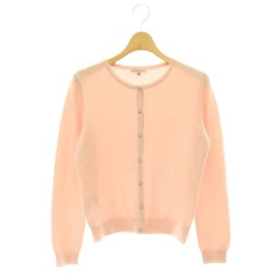 TOCCA ビジュー装飾 ピンク カーディガン M タグ付き　新品　未使用 洗える CASHMERE KNIT カーディガン ビジューボタン M ピンク /CX OS