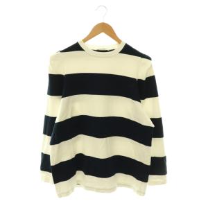 26SS Heavy weight border tucked sleeve カットソー ロンT ボーダー