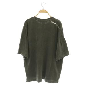JOURNAL STANDARD LUXE 24SS LET'S LIVE ガーメントダイ プリントTシャツ オーバーサイズ ラメ M グレー /MY