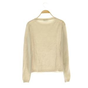 JOHN SMEDLEY ウールニット セーター 長袖 クルーネック S ライトべージュ /MY OS