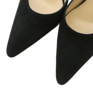 MANOLO BLAHNIK ミュール ポインテッドトゥ 36.5 23.5cm 黒 ブラック /MI OS