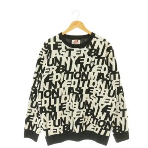 エディション EDITION 柄 ニット セーター プルオーバー クルーネック 5 黒 白 758-3270025