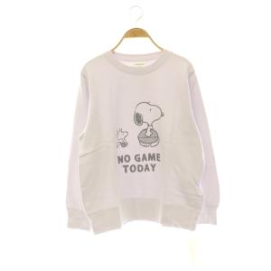 gelato pique ×SNOOPY セットアップ スヌーピー トレーナー スウェット パンツ ルームウエア F ラベンダー色