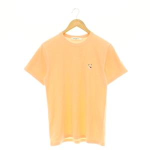 フォックスヘッドワッペンTシャツ カットソー 半袖 XS サーモンピンク /DO OS
