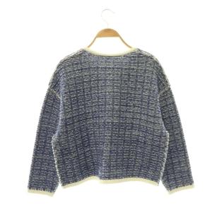 allureville 26SS リバーシブルツイードカーディガン 2 ブルー 20261016170