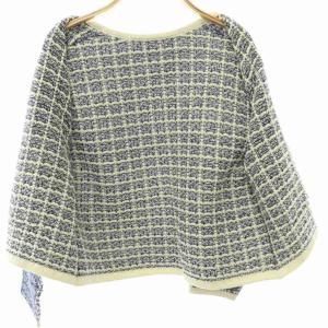 allureville 26SS リバーシブルツイードカーディガン 2 ブルー 20261016170
