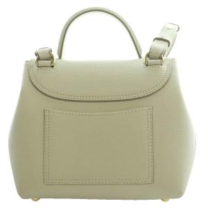 POLENE Numero Un Nano バッグ 2WAY ハンド ショルダー レザー グレー