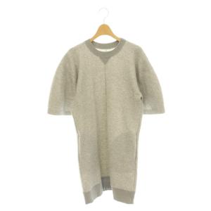 24AW 24-07395 sponge sweat dress ワンピース スウェット 1 杢グレー