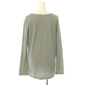 Deuxieme Classe COCO Stripe Tシャツ No5 カットソー ボーダー 長袖 ブラック ホワイト /HK OS