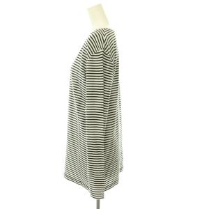 Deuxieme Classe COCO Stripe Tシャツ No5 カットソー ボーダー 長袖 ブラック ホワイト /HK OS