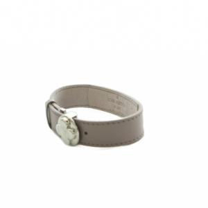LOUIS VUITTON グッドラックブレス ブレスレット レザー グレー M34448