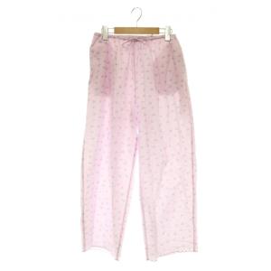 FLORAL EASY PANTS パンツ パジャマ 花柄 F ピンク /MY OS