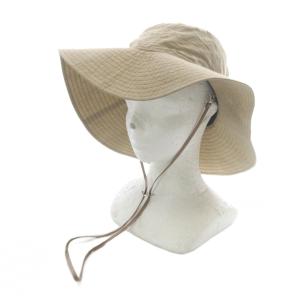 帽子 LINEN RAYON WIDE BRIM BUCKET HATハット 1 ベージュ /SR SH