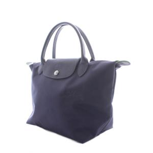 Longchamp ル プリアージュ トートバッグM ミニトートバッグ ハンドバッグ MYRTILLE ミルティーユ 紫 /RI
