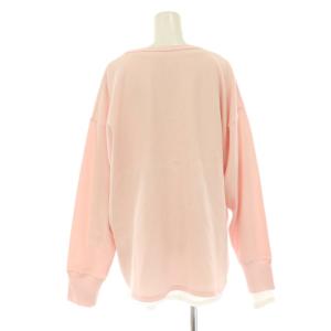 Spick&Span 26SS 2枚SETヘンリーネックプルオーバー カットソー Tシャツ レイヤード F ピンク ホワイト