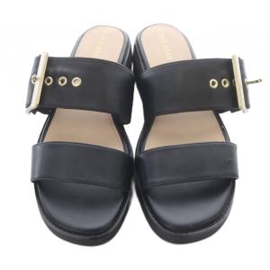 COLE HAAN オリジナルグランド プラットフォーム スライド サンダル レザー 8B 黒 ブラック /SR