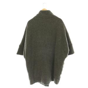 TSUMORI CHISATO ウール混 コート アウター フェイクファー 2 グレー /CX OS