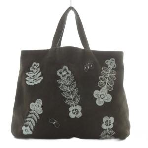 mina perhonen 25AW famille tote バッグ カーキ