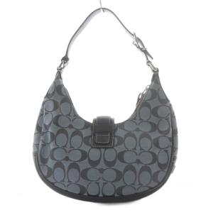 COACH ワンショルダー ショルダーバッグ シグネチャー キャンバス ブルー 6361 /YO7
