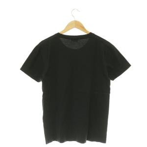 SAINT LAURENT PARIS ブラッドラスタープリントTシャツ XS チャコールグレー 378983