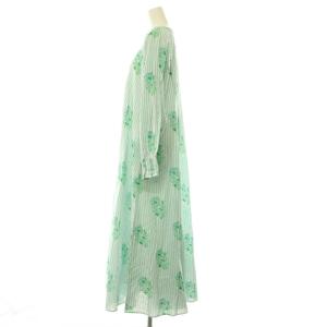 NE QUITTEZ PAS! 25SS Cotton Jacquard Lily Print Flare Dress ワンピース