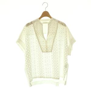Border Hemla French Sleeve Blouse ブラウス プルオーバー フレンチスリーブ