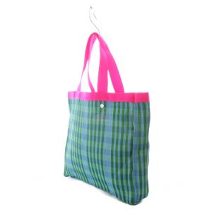 NE QUITTEZ PAS! パサンドバイ  Pasand by Multi Stripe Mesh トートバッグ Green 緑 グリーン