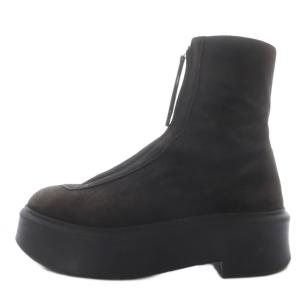 The Row ZIPPED BOOT スエード 36 ダークブラウン