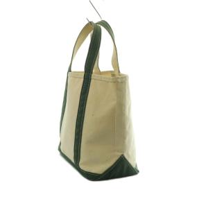 L.L.BEAN キャンバストートバッグ 緑 グリーン アイボリー /MI OS SH