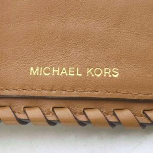 MICHAEL KORS ウォレットバッグ ショルダーバッグ ワンショルダー レザー ブラウン /YO28
