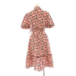 kate spade new york 花柄ワンピース 半袖 2 ピンク マルチカラー /ES OS