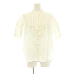 26SS modern tuck frill volume sleeve blouse ブラウス シャツ