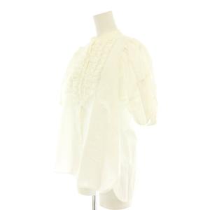 Marilyn Moon 26SS modern tuck frill volume sleeve blouse ブラウス シャツ