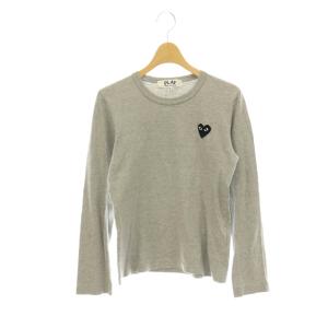 AD2018 PLAY LONG SLEEVE Tシャツ ロンT クルーネック 長袖 M グレー /HS