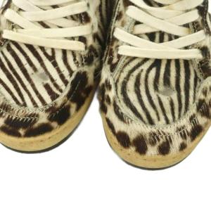 GOLDEN GOOSE BALL STAR スニーカー ハラコ 37 ブラウン